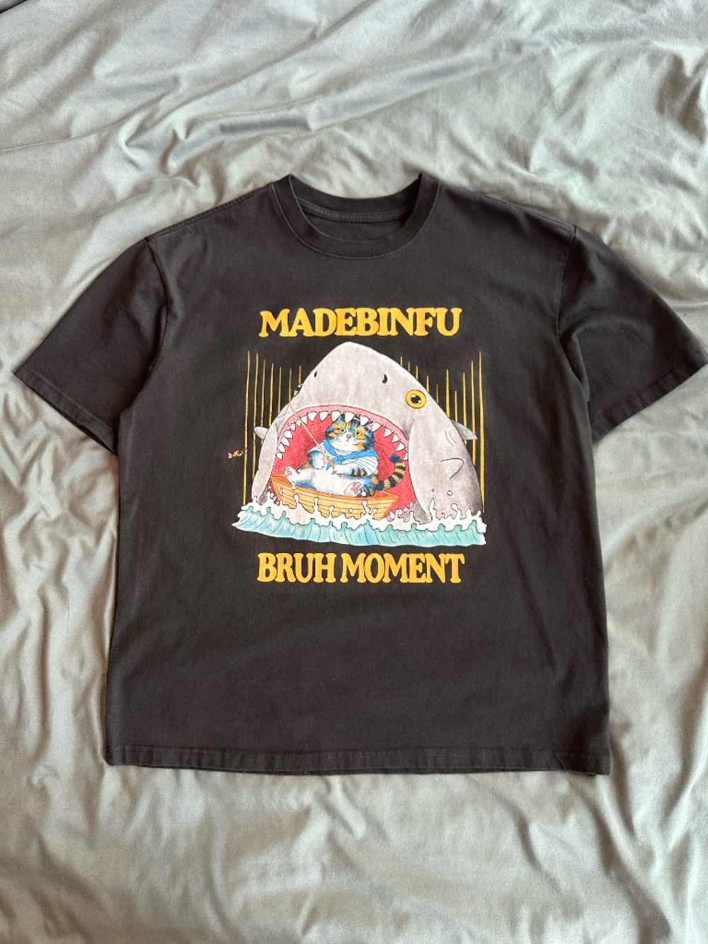 BF Black Shark Cat Graphic Tee